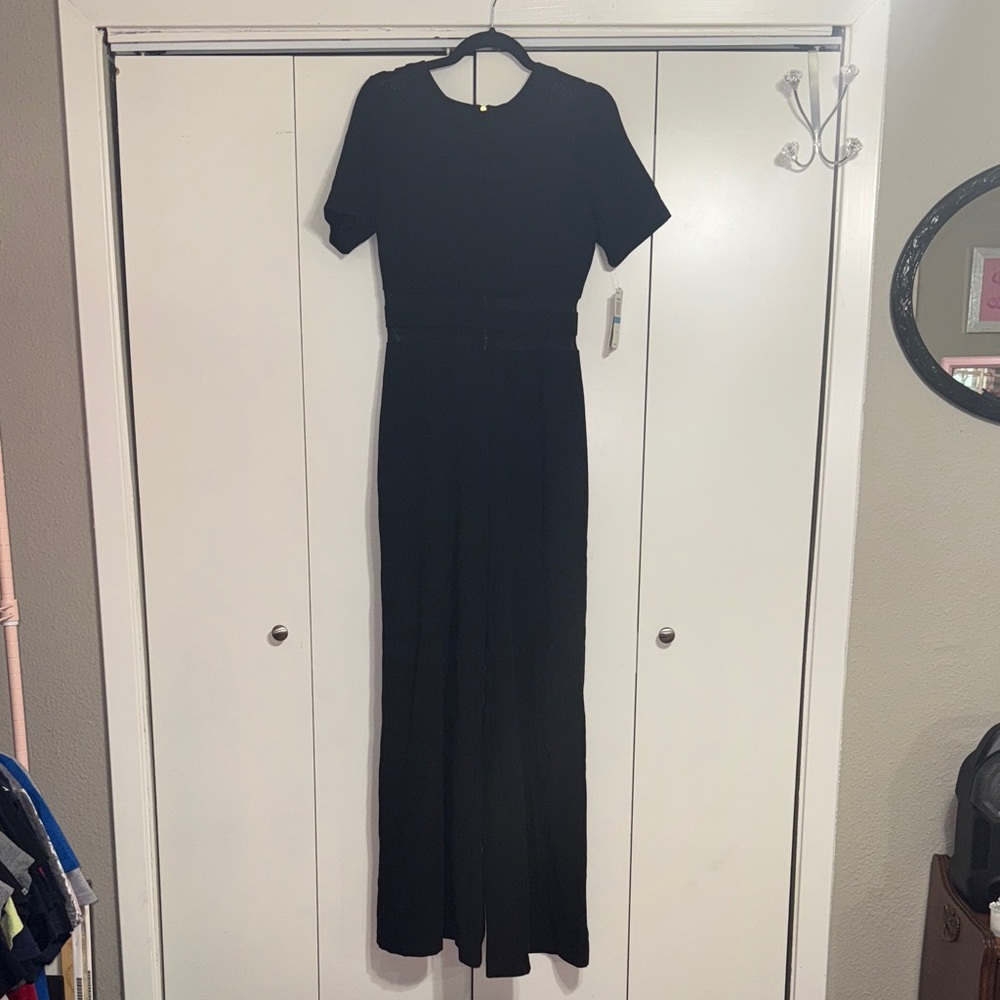 Gianni Bini Elegant Black Long Sleeve Jumpsuit